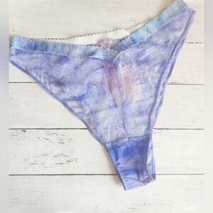 Savage x Fenty Purple Lace Brazilian Panty Size 1X BNWT